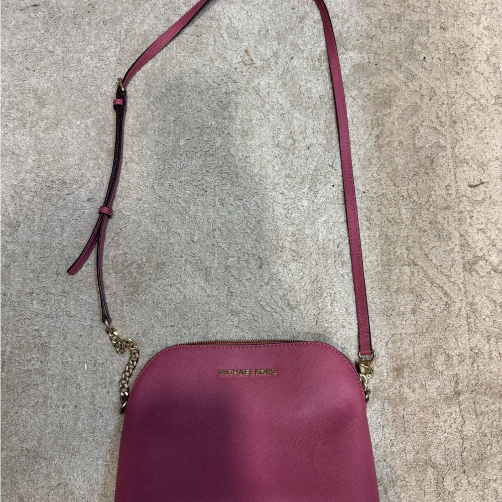 Michael Kors Raspberry Crossbody Bag